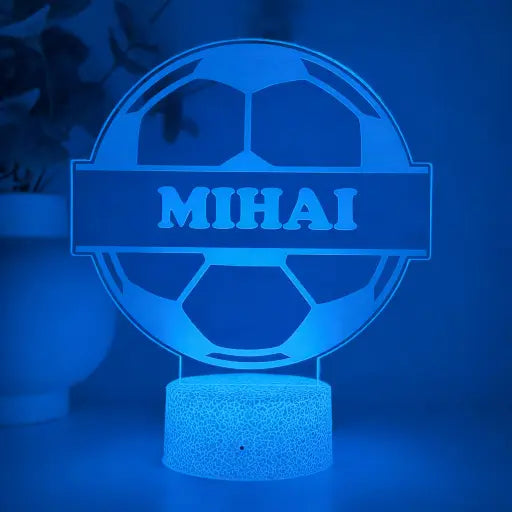 Lampă 3D – Minge fotbal