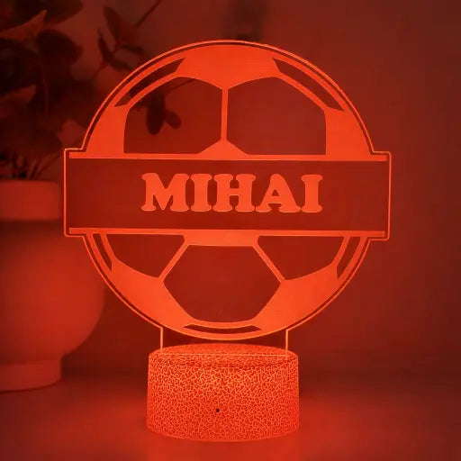 Lampă 3D – Minge fotbal