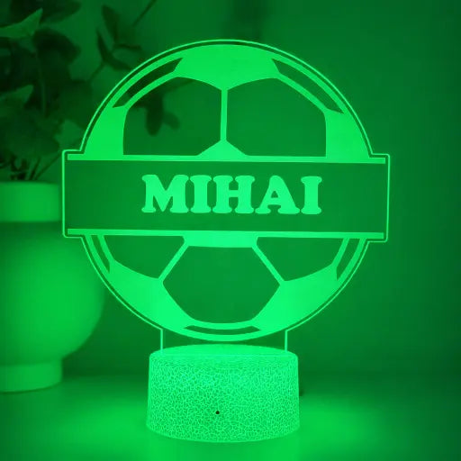 Lampă 3D – Minge fotbal