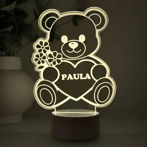 Lampă 3D – Ursuleț