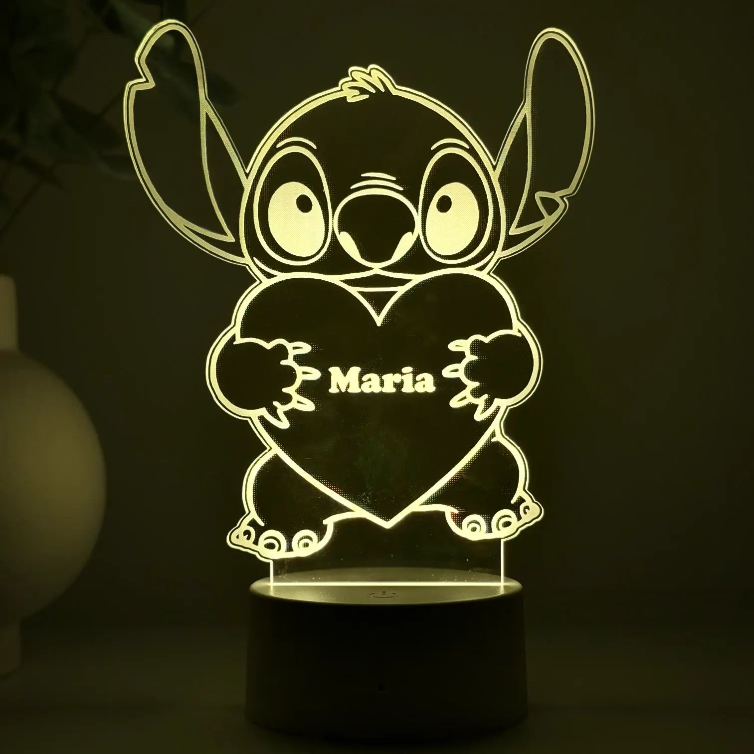 Lampă 3D – Stitch