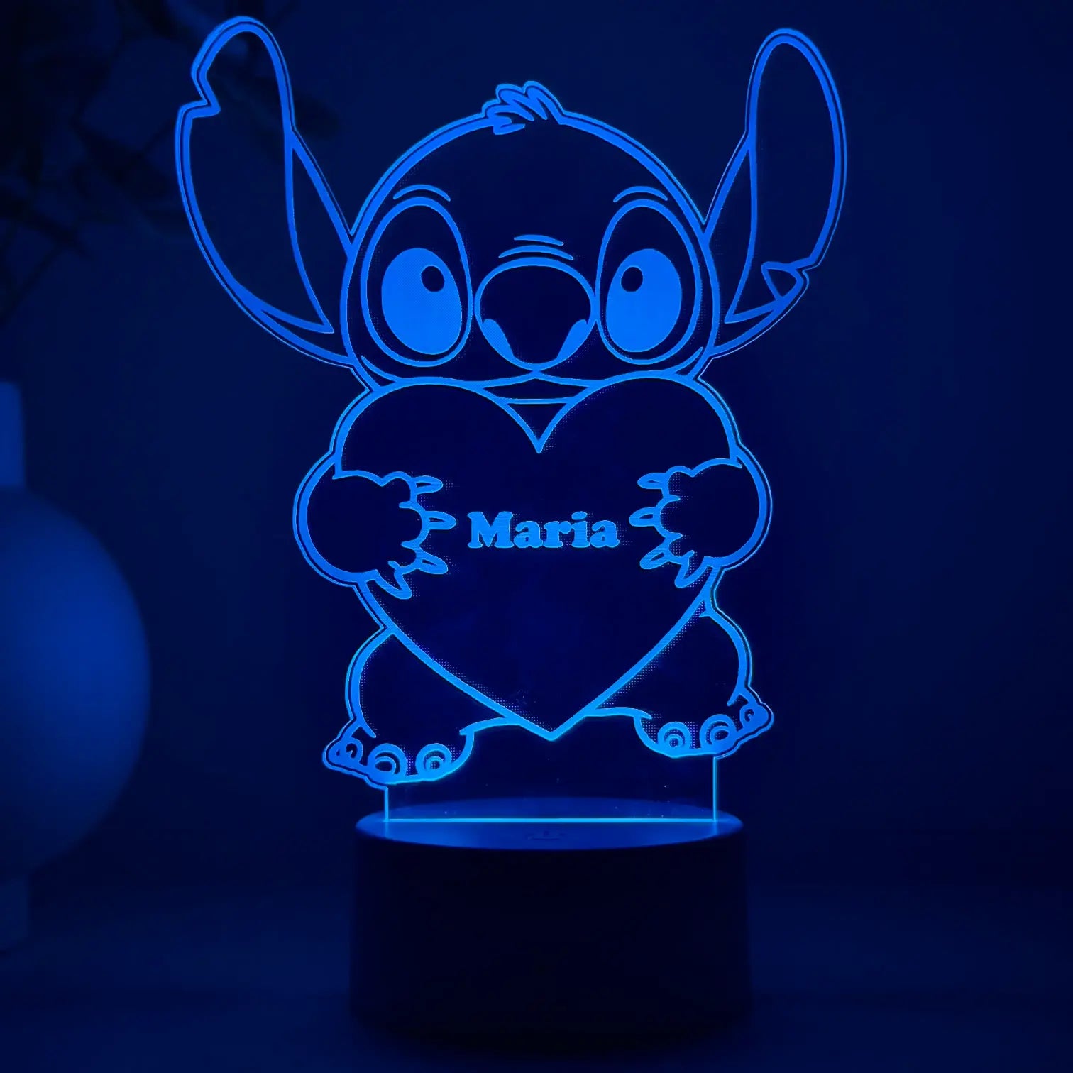 Lampă 3D – Stitch