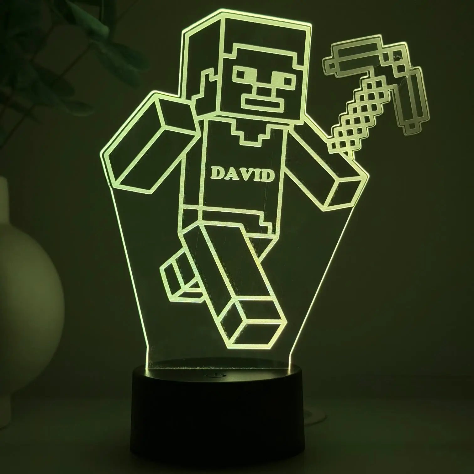 Lampă 3D – Minecraft model băiat