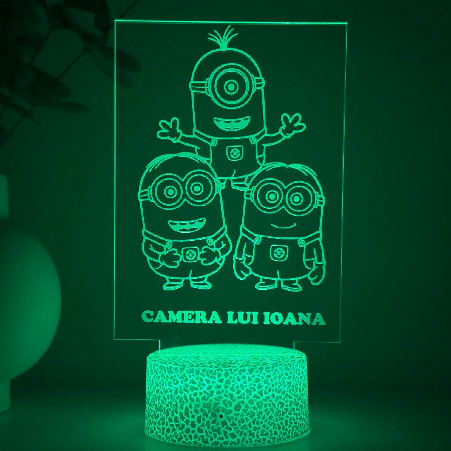 Lampă 3D – Minions
