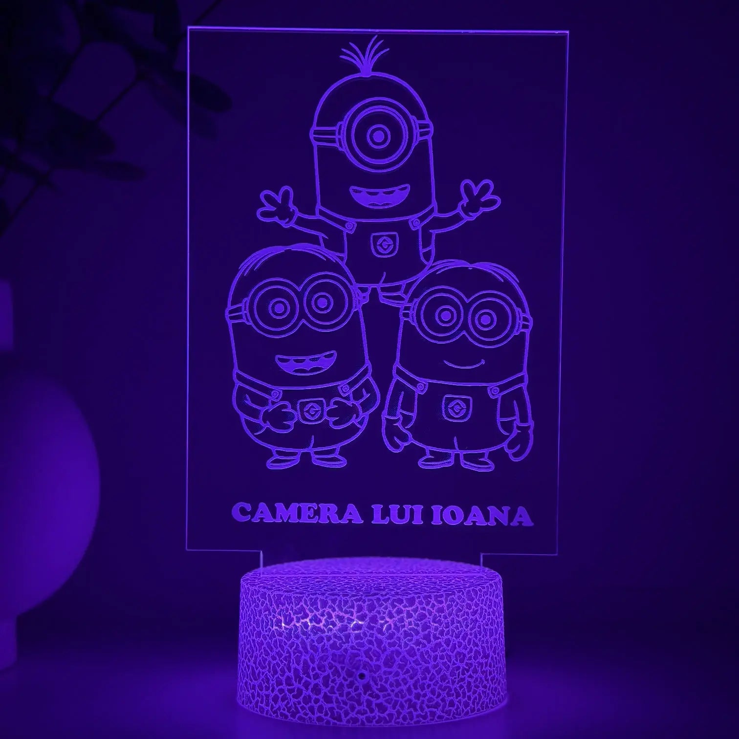 Lampă 3D – Minions