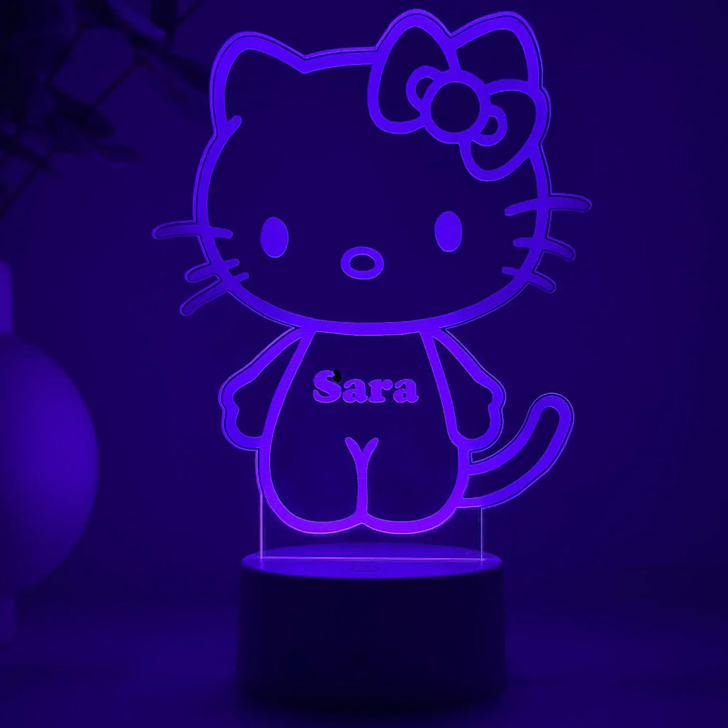 Lampă 3D – Hello Kitty