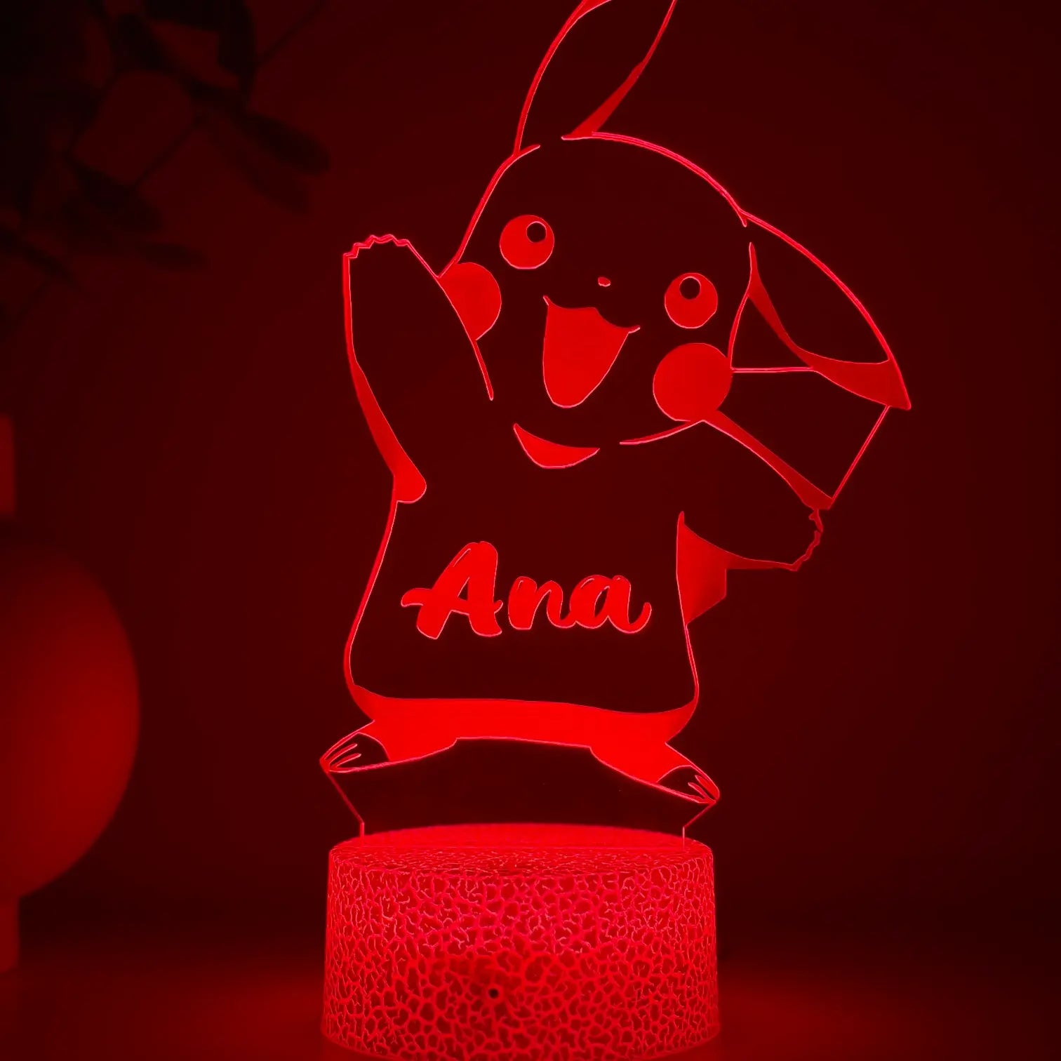 Lampă 3D – Pikachu