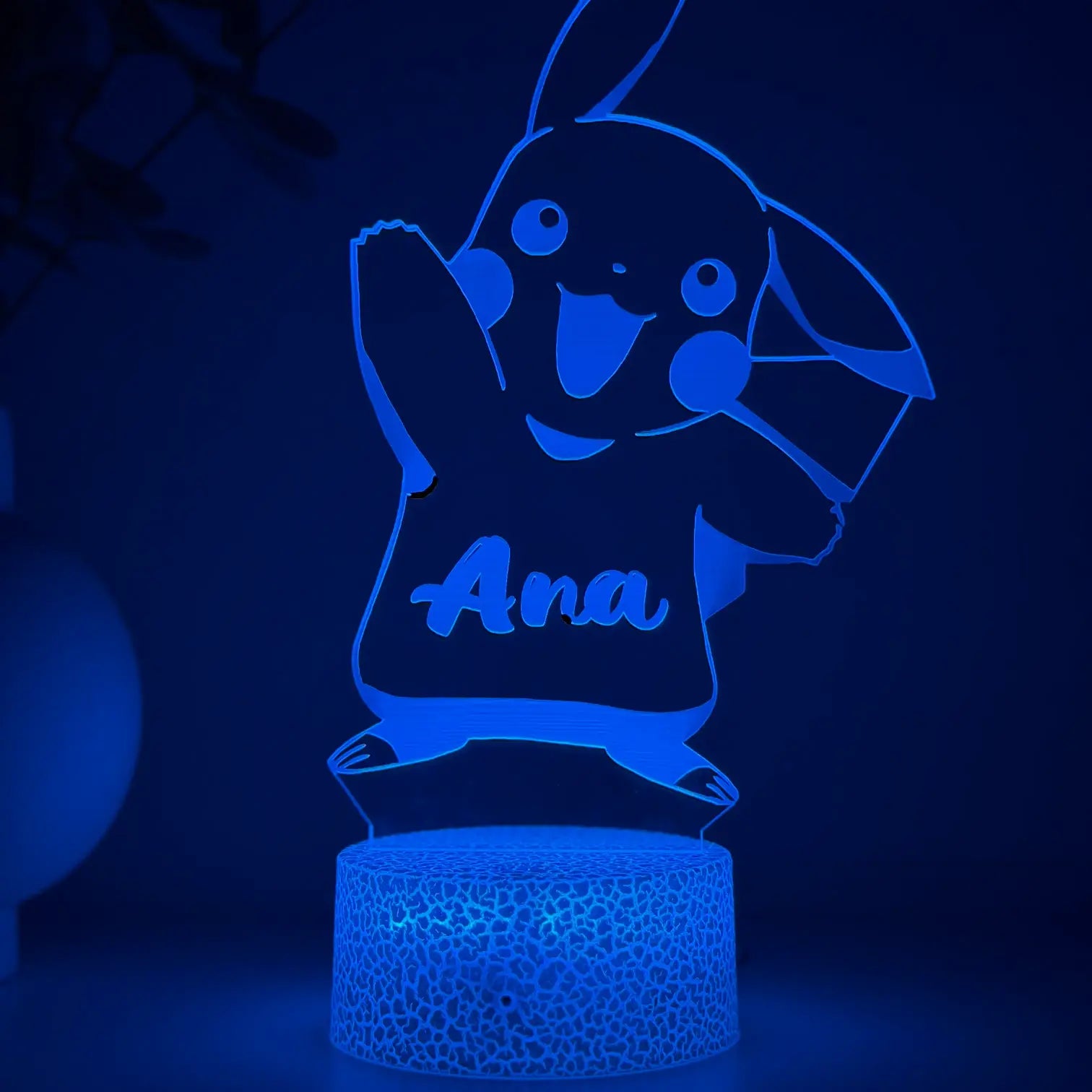 Lampă 3D – Pikachu