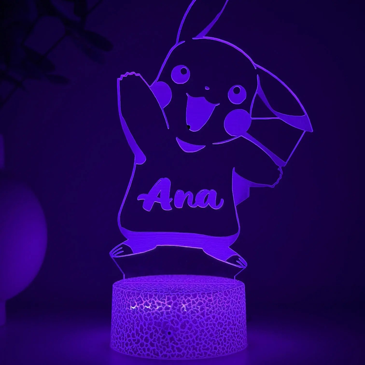 Lampă 3D – Pikachu