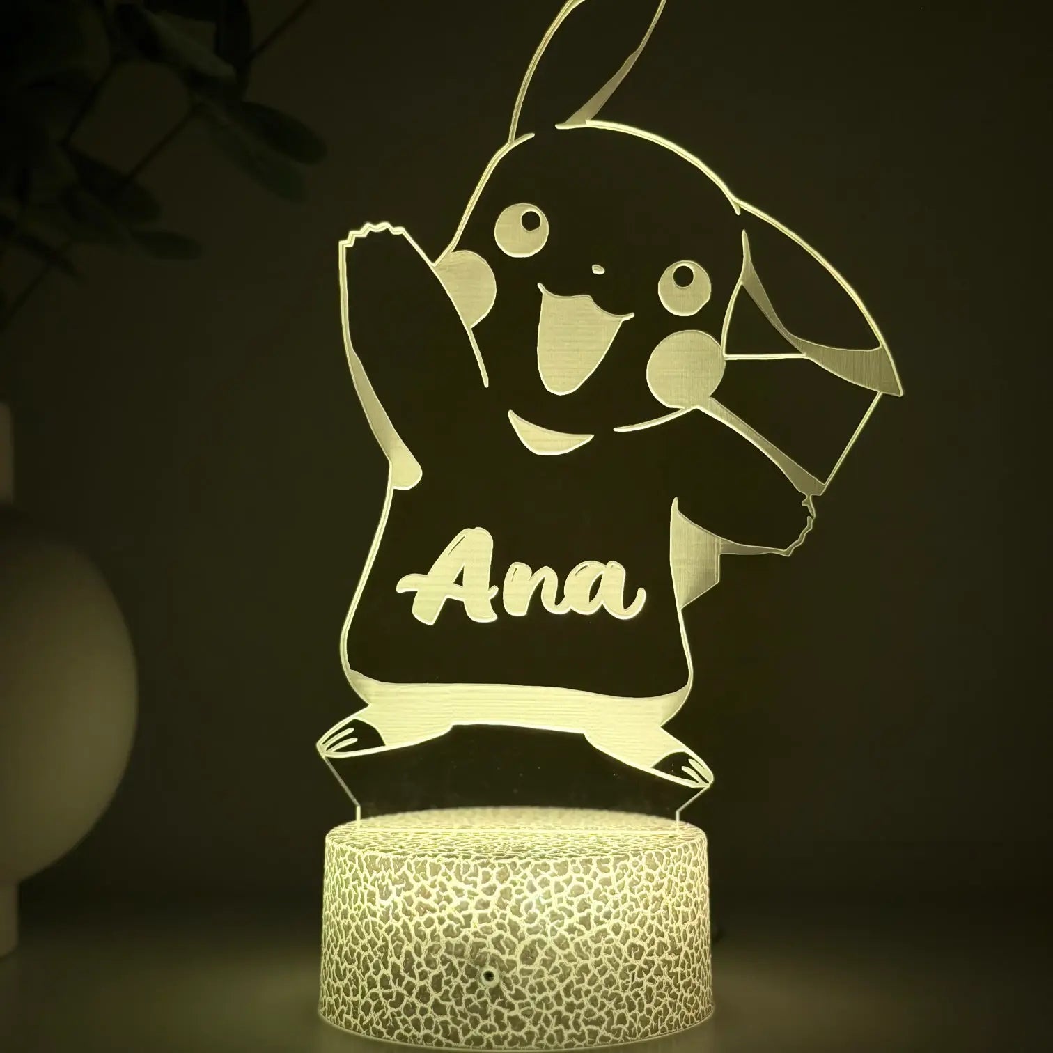 Lampă 3D – Pikachu