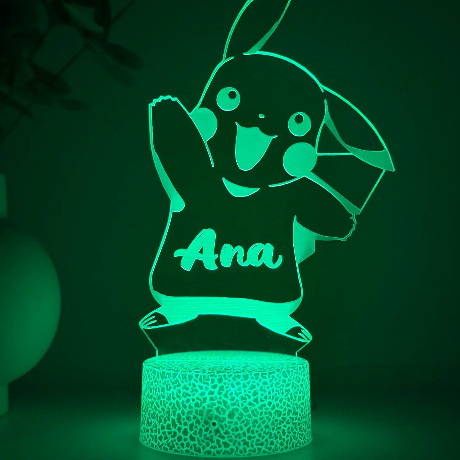 Lampă 3D – Pikachu