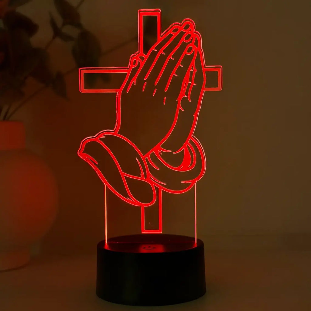 Lampă 3D – Rugăciune