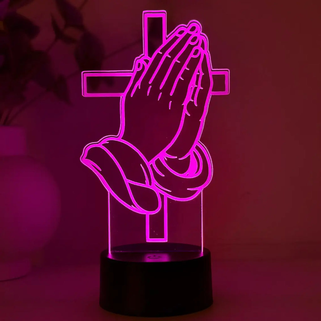 Lampă 3D – Rugăciune