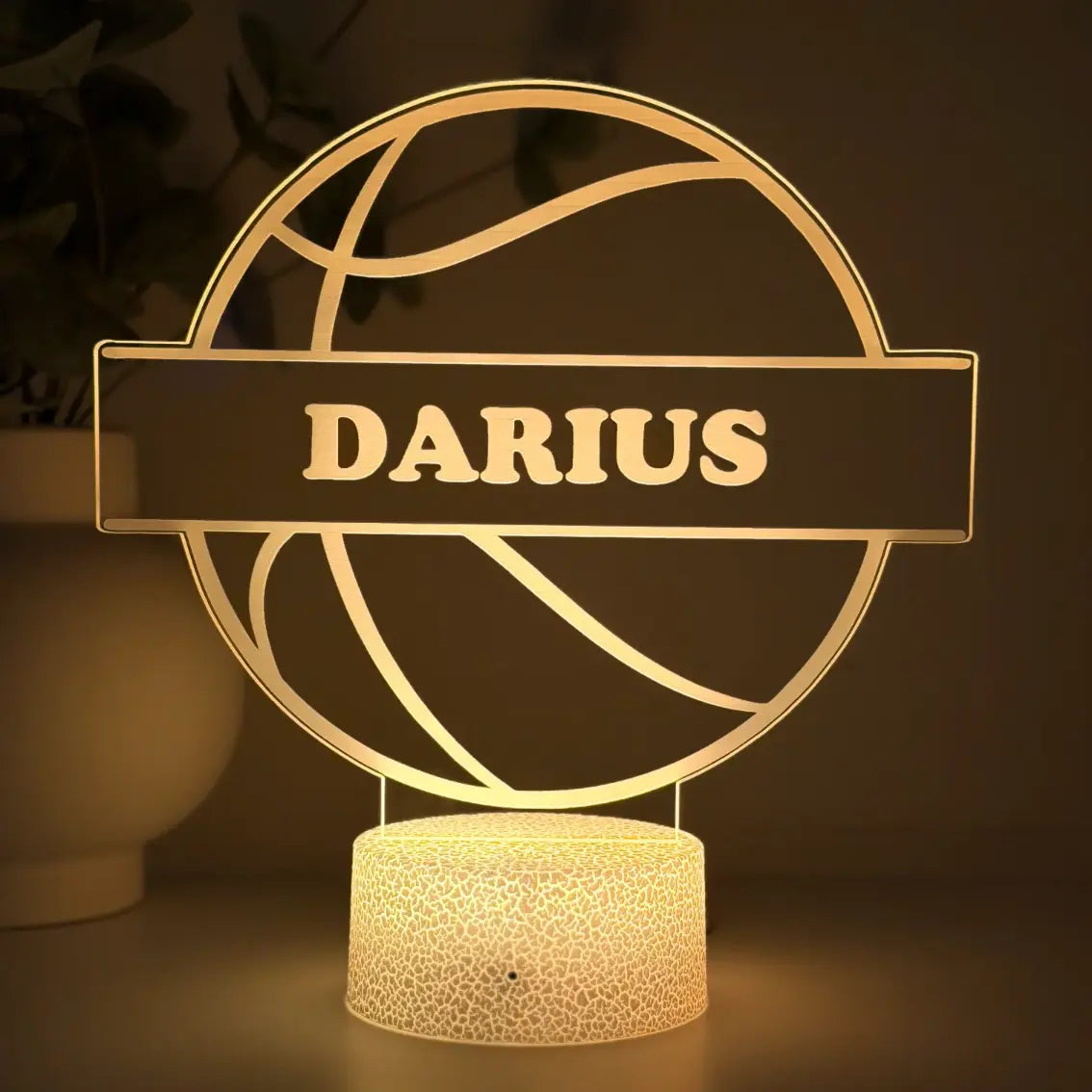 Lampă 3D – Minge baschet