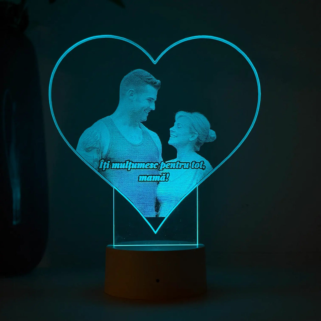 Lampă 3D – Pentru mamă