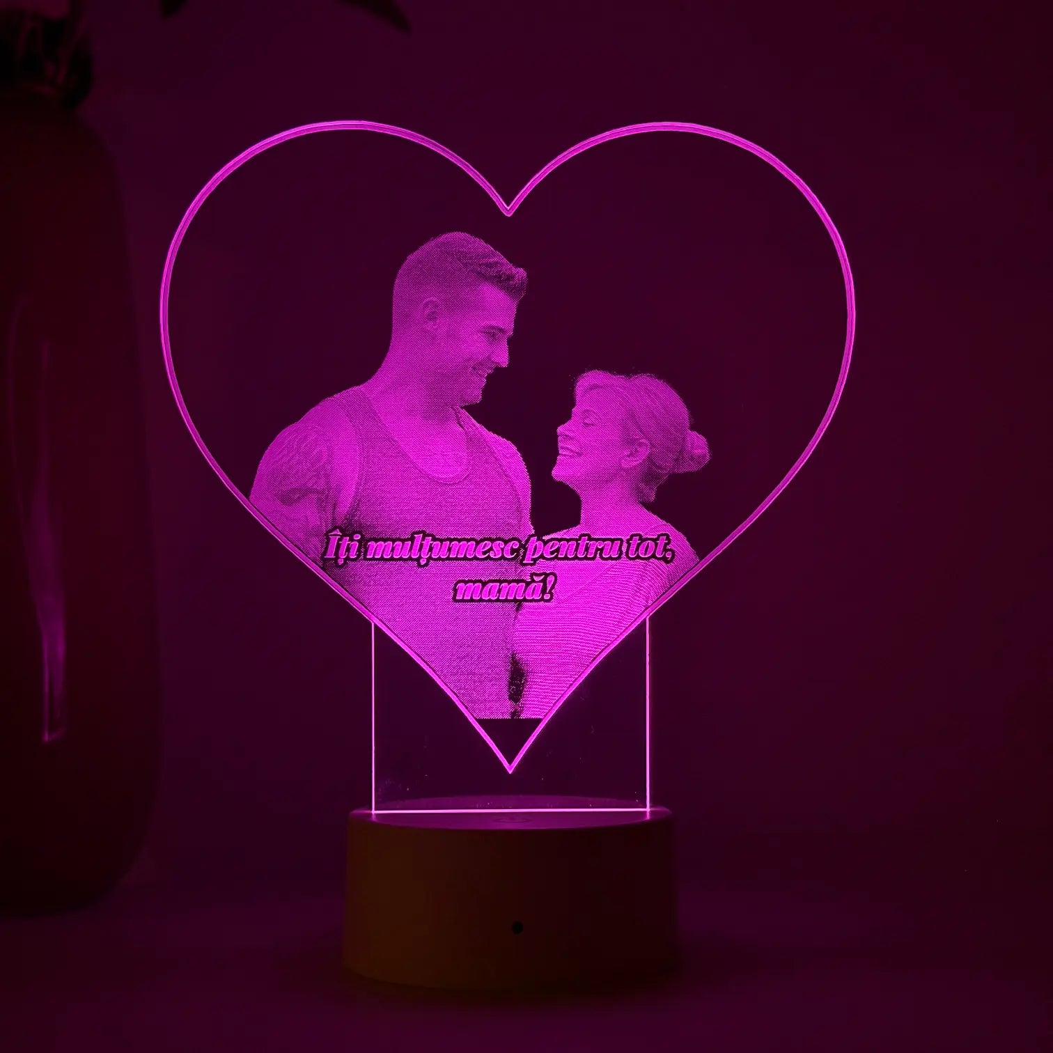 Lampă 3D – Pentru mamă