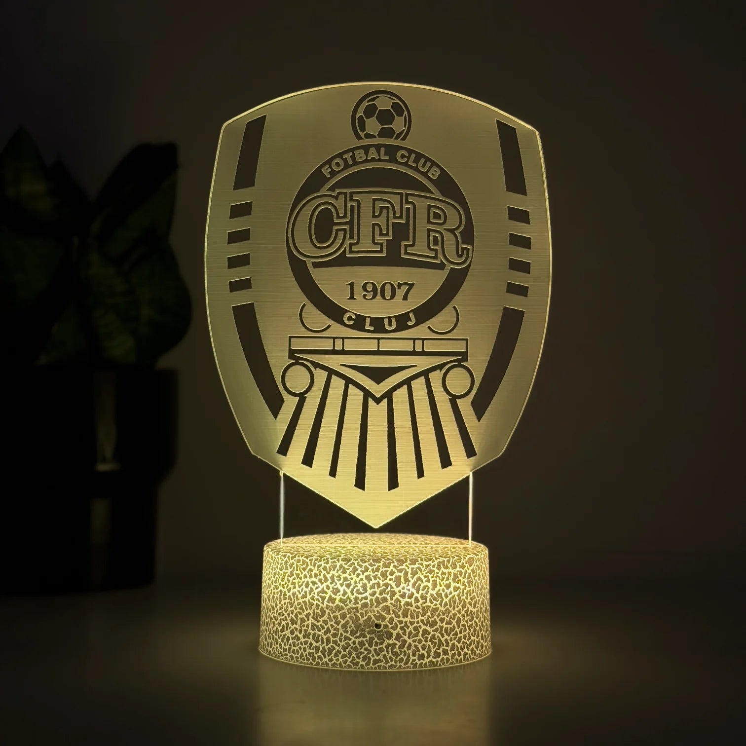 Lampă 3D – CFR Cluj