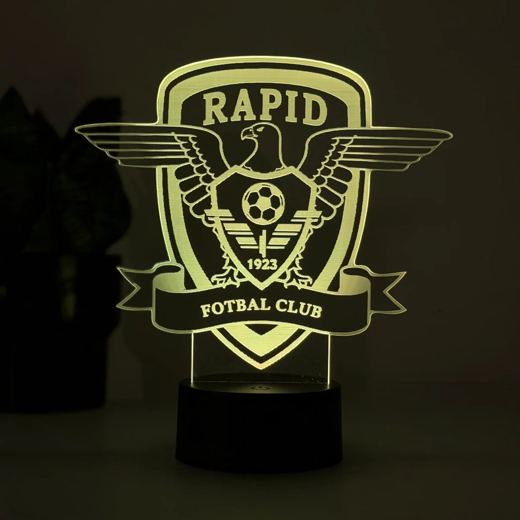 Lampă 3D – Rapid Bucuresti