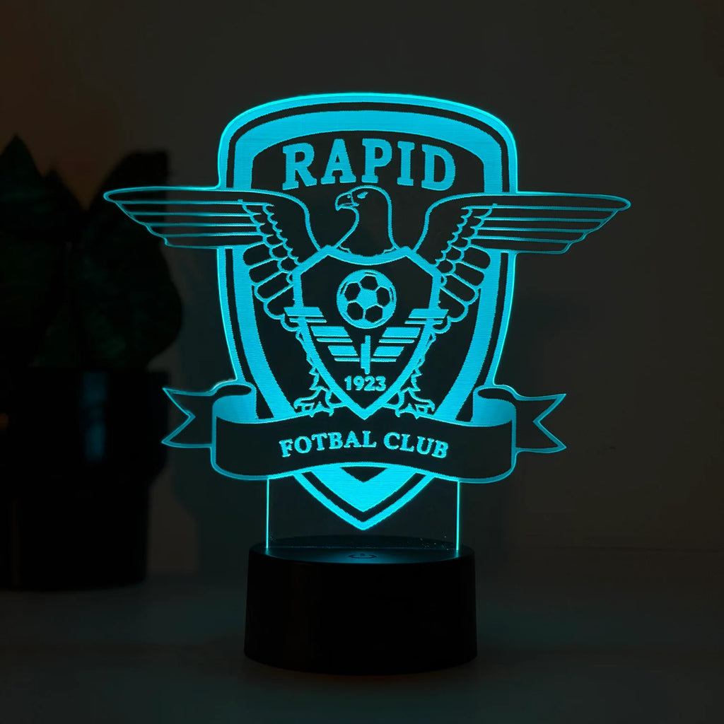 Lampă 3D – Rapid Bucuresti