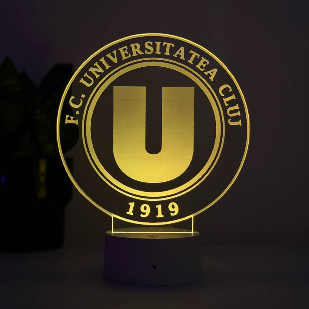 Lampă 3D – U Cluj