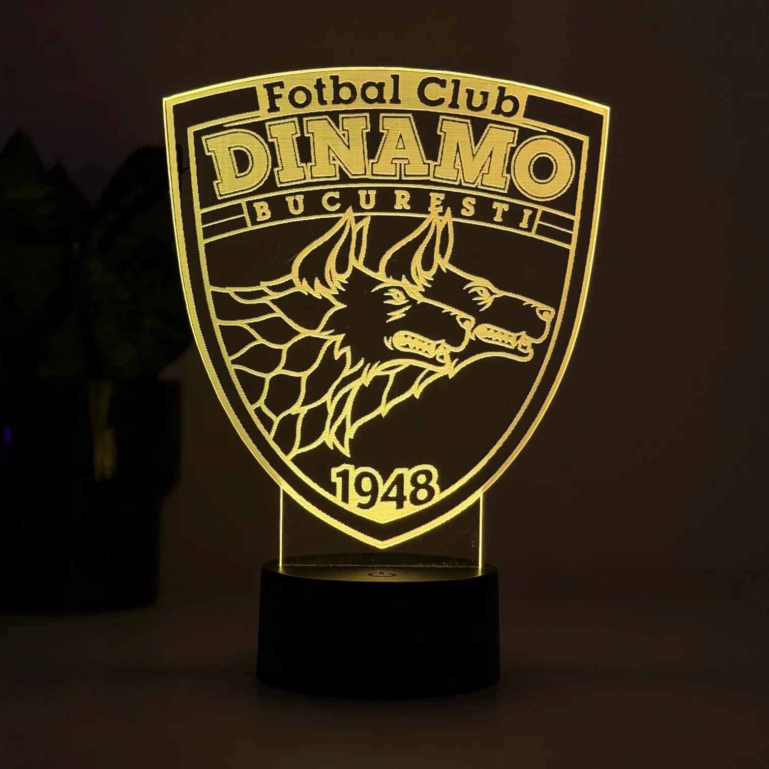 Lampă 3D – Dinamo Bucuresti