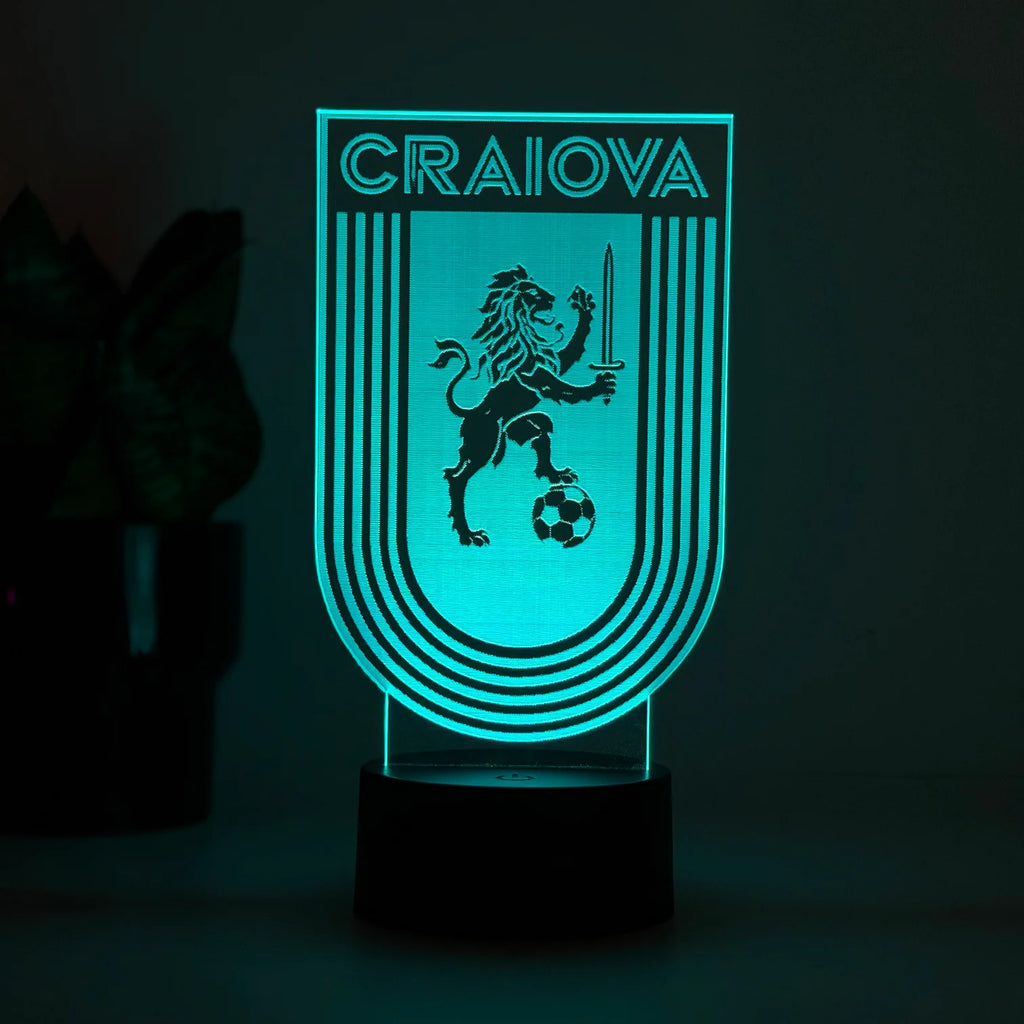 Lampă 3D – CSU Craiova