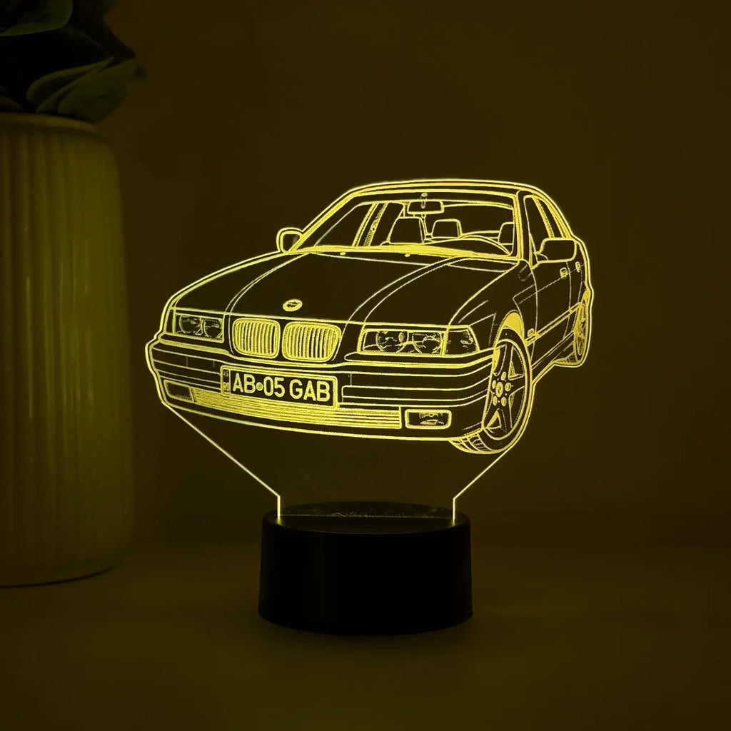 Lampă 3D - Mașina ta