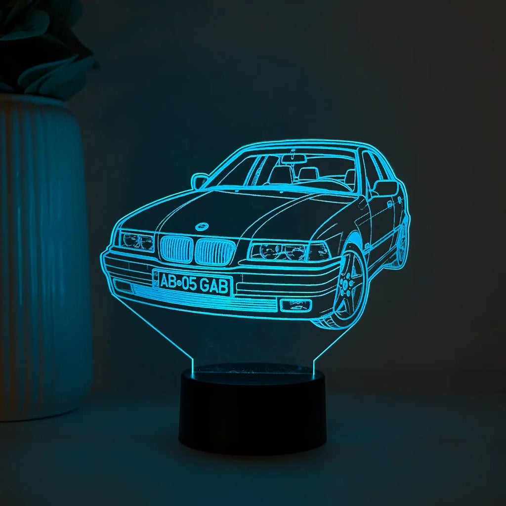 Lampă 3D - Mașina ta