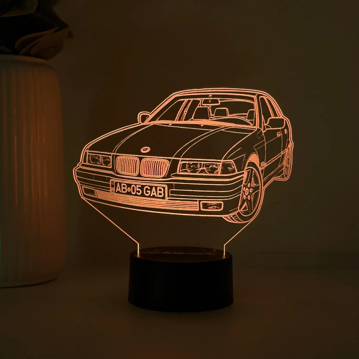 Lampă 3D - Mașina ta