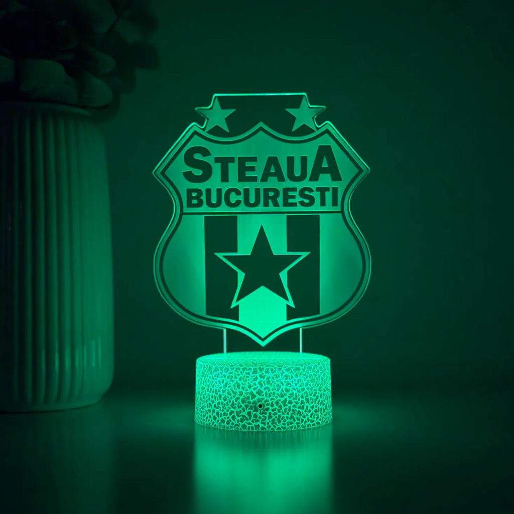 Lampă 3D – Steaua Bucuresti