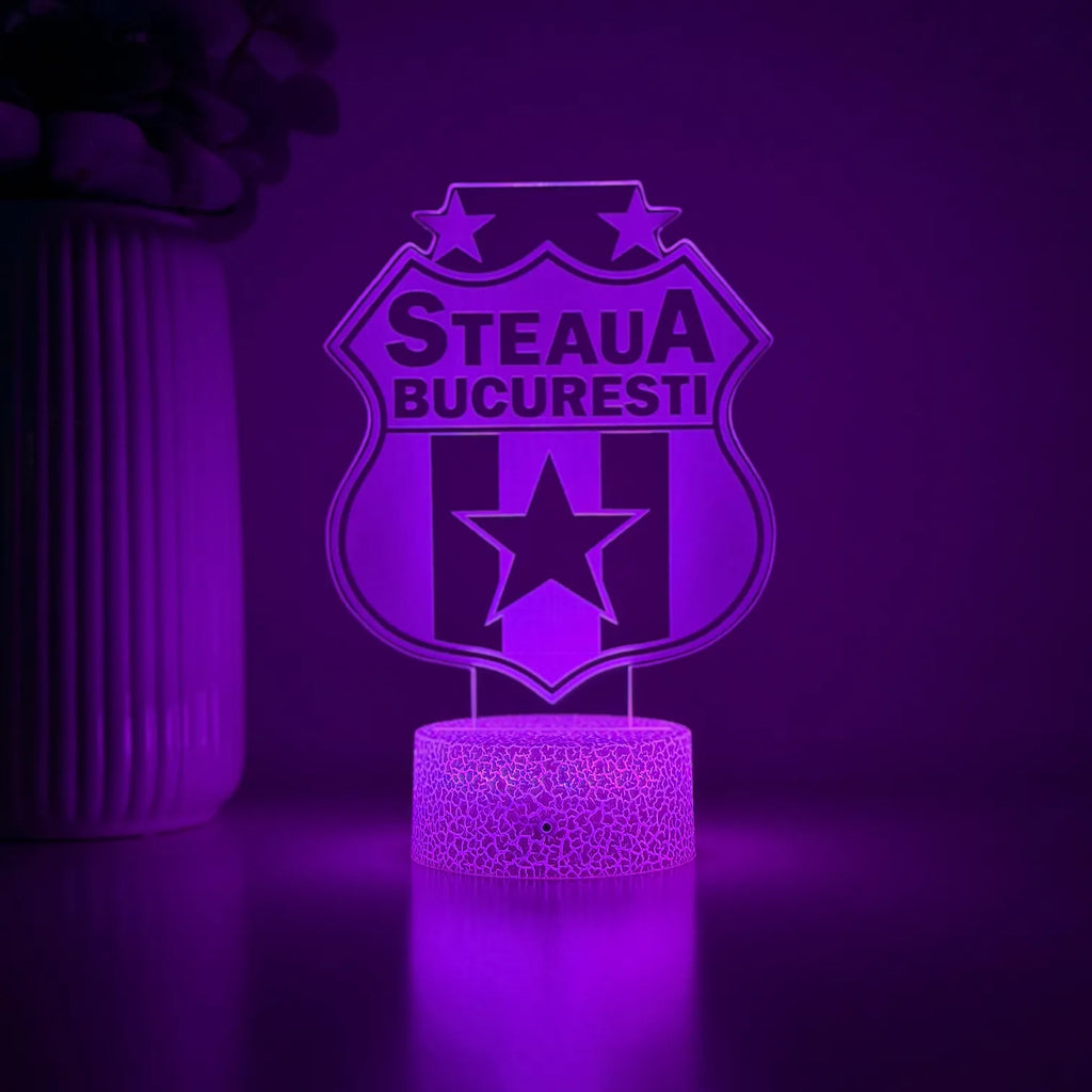 Lampă 3D – Steaua Bucuresti