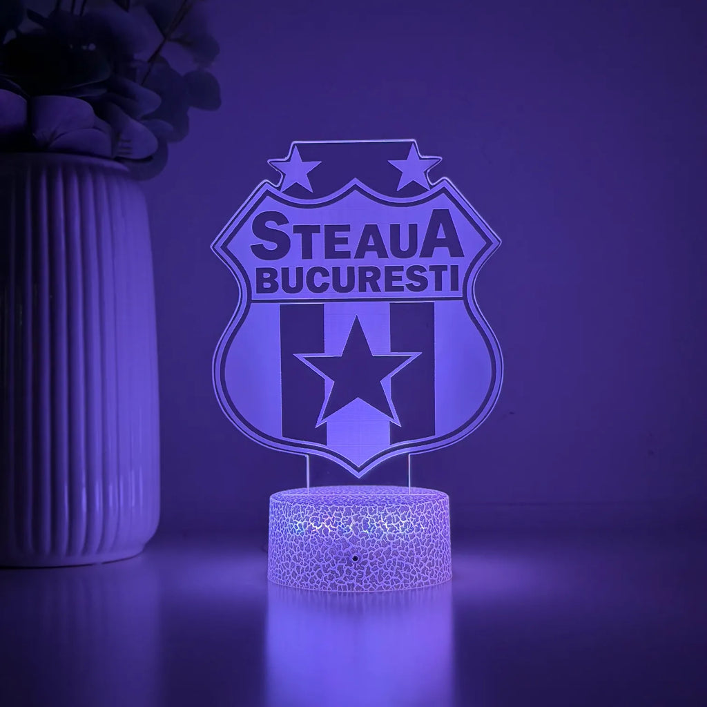 Lampă 3D – Steaua Bucuresti