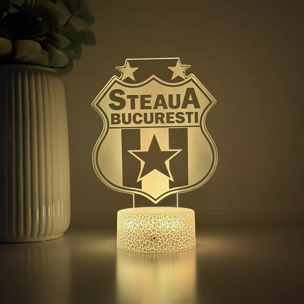 Lampă 3D – Steaua Bucuresti