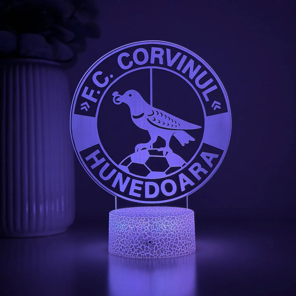 Lampă 3D – Corvinu Hunedoara