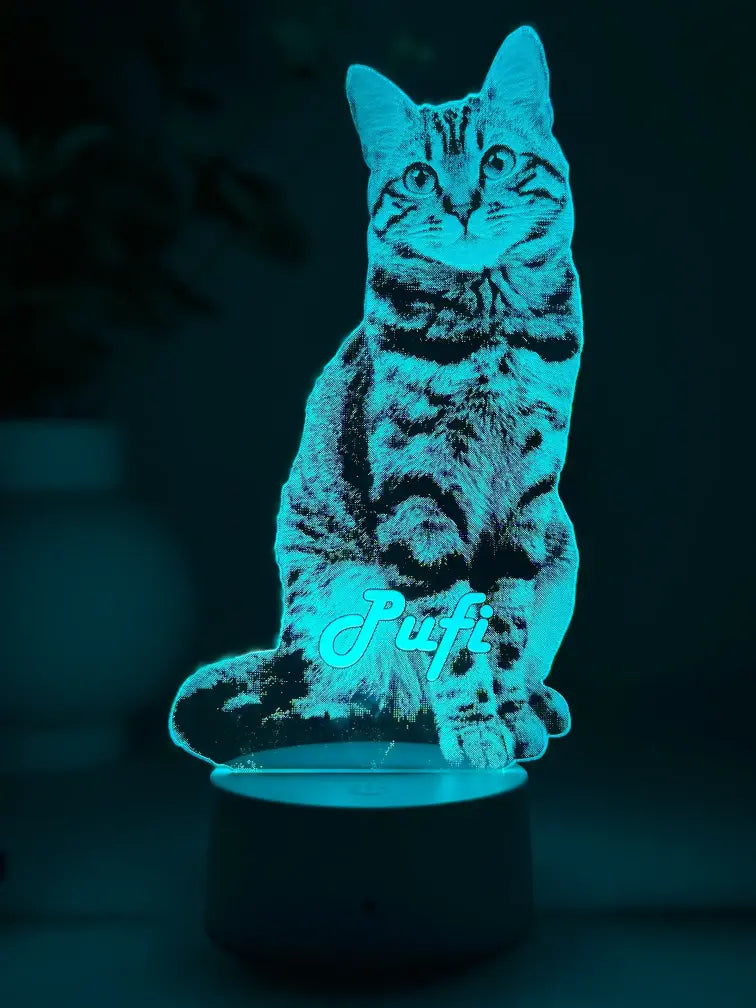 Lampă 3D Animale- Model debitat pe contur