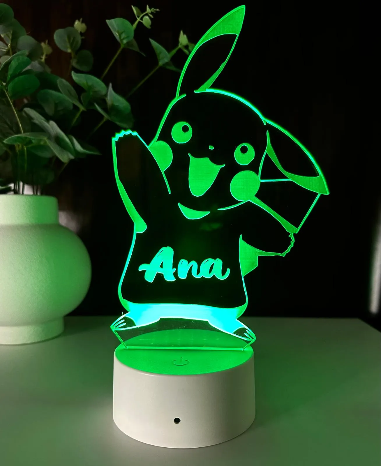 Lampă 3D - Pikachu - imagine 3