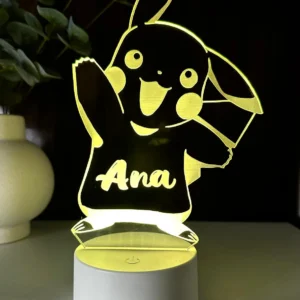Lampă 3D - Pikachu