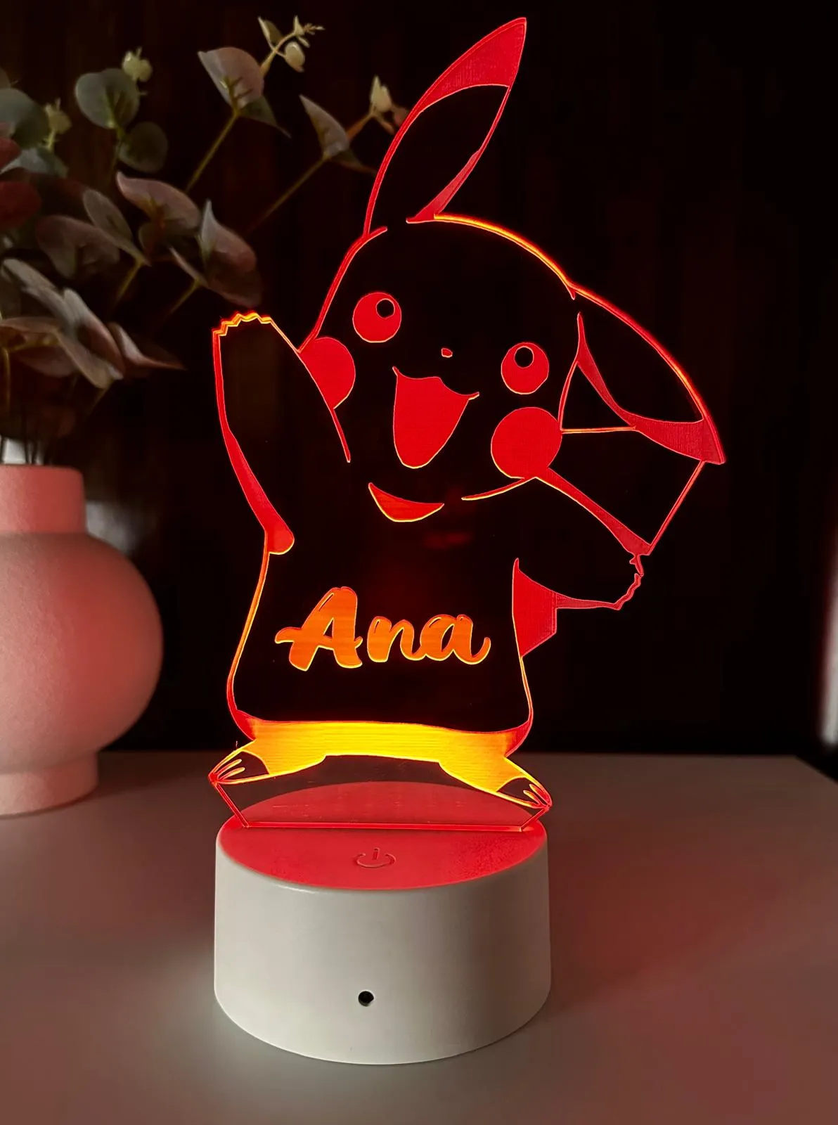 Lampă 3D - Pikachu - imagine 6