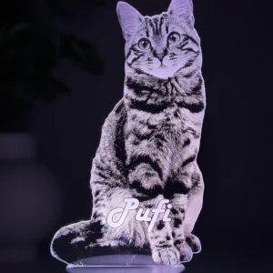 Lampă 3D Animale- Model debitat pe contur